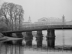 Kronverksky Bridge. Kronverkskaya Embankment